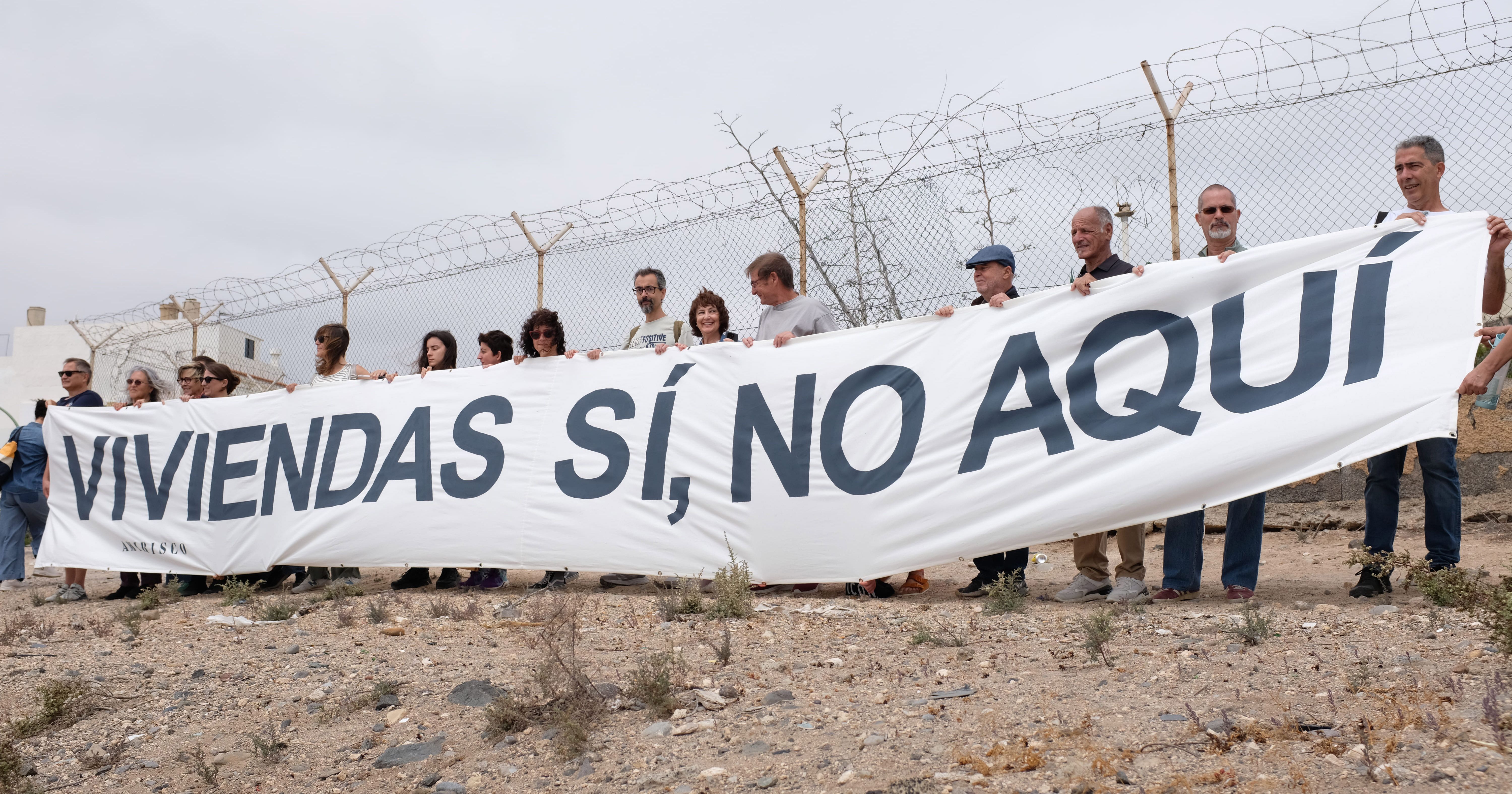 Viviendas sí, pero no allí