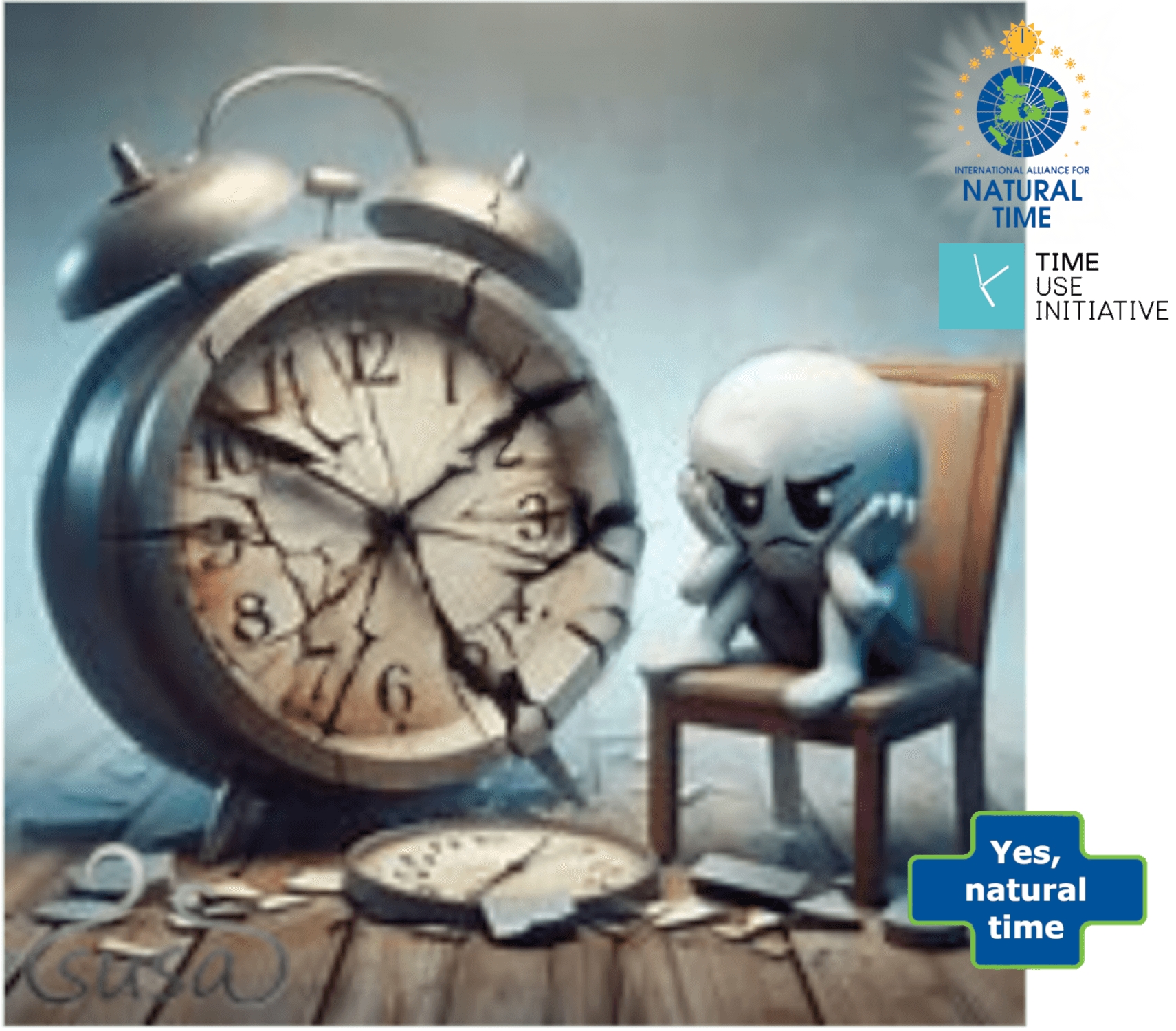 ARE YOU SICK AND TIRED OF CHANGING THE CLOCK TWICE A YEAR?